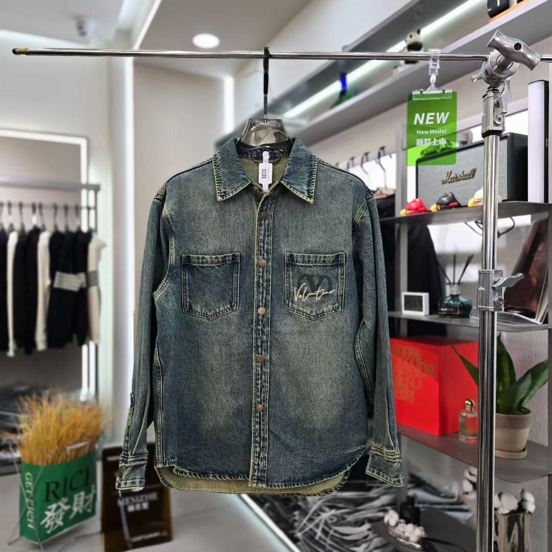 秋冬新款翻领牛仔衣男复古简约韩版休闲夹克青年时尚百搭上衣外套