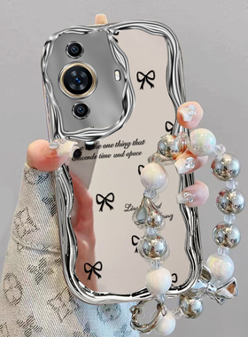 适用华为Nova11手机壳新款nova11Pro黑色蝴蝶结Ultra电镀Nova11SE奶油壳FOA—AL00全包防摔pro推荐5G女保护套