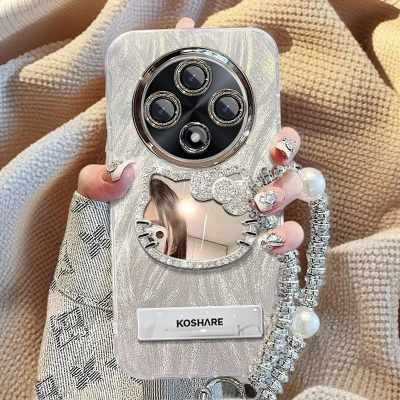 适用红米14R手机壳14C新款Redmi小米14R简约高级感Redmi14c自带镜头膜女补妆镜5G支架网红硬壳全包防摔保护套