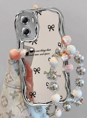 适用华为Hi畅享60手机壳新款黑色蝴蝶结WIKO智选hi畅享60Pro奶油壳全包防摔MGAAL软好看5G推荐40女保护套