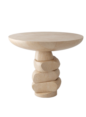 意大利设计师款旋转边几茶几