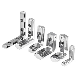 4545 4040 铝型材L型直角内置固定连接件内置角槽连接件2020 3030