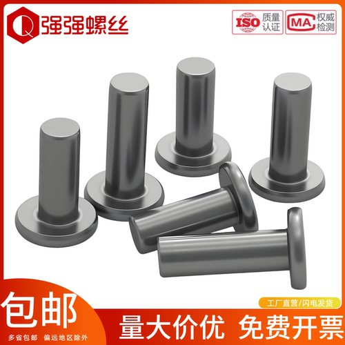 GB109铁平头实心铆钉强强旗舰店