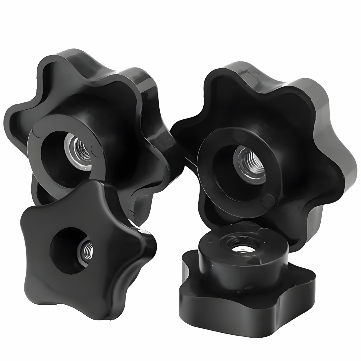 星型手拧螺母塑料螺母胶木球星螺母手柄球手把母M6M8M10M12M14M16