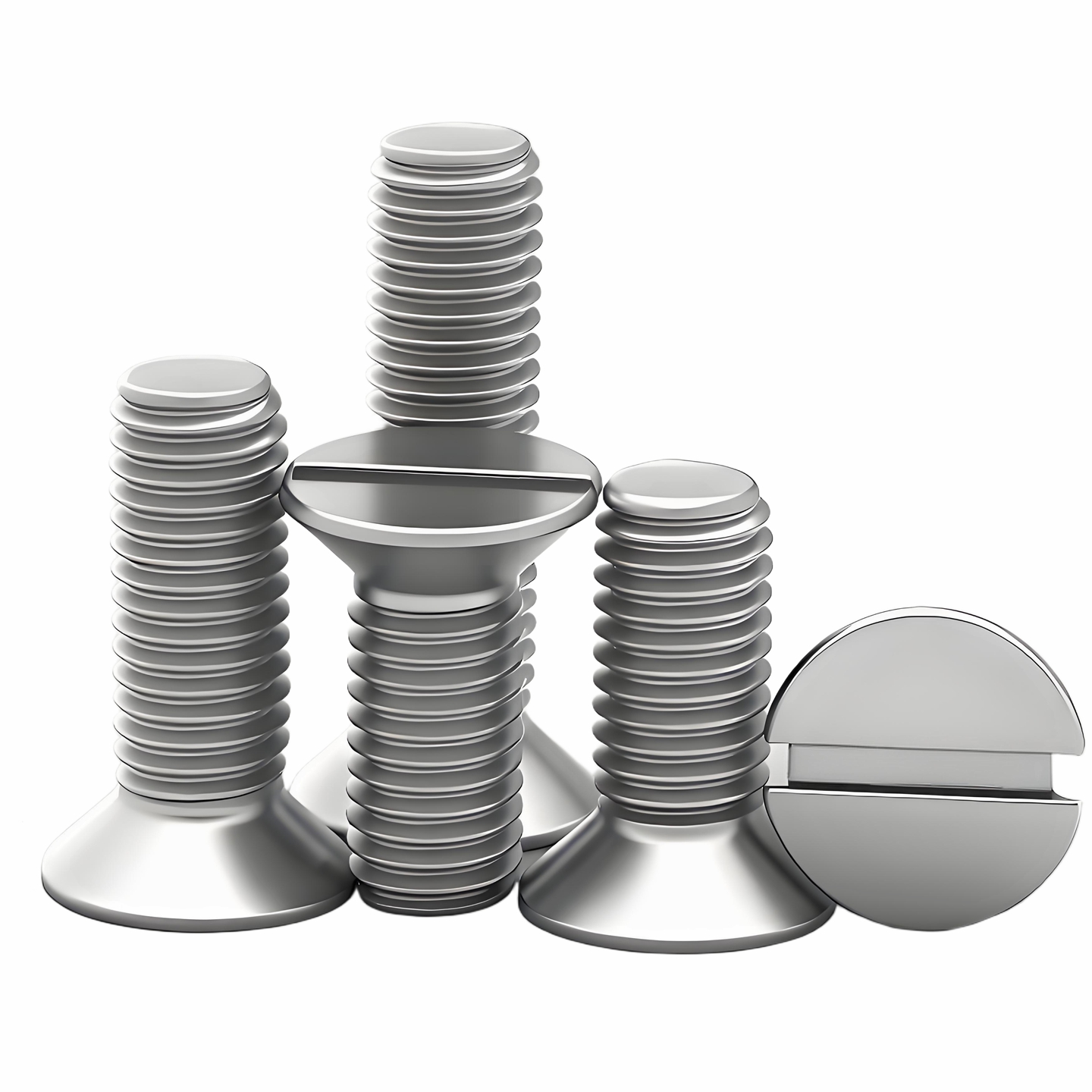 304不锈钢一字沉头螺钉