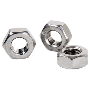 DIN934不锈钢304六角螺母六角螺帽螺栓螺丝帽M1.6 M30