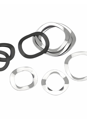 三波峰垫圈65锰钢多波形垫片 波浪垫圈轴承弹簧垫片M4-M118波型