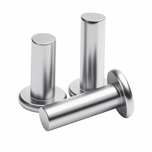 gb109平头铝铆钉实心手打敲击