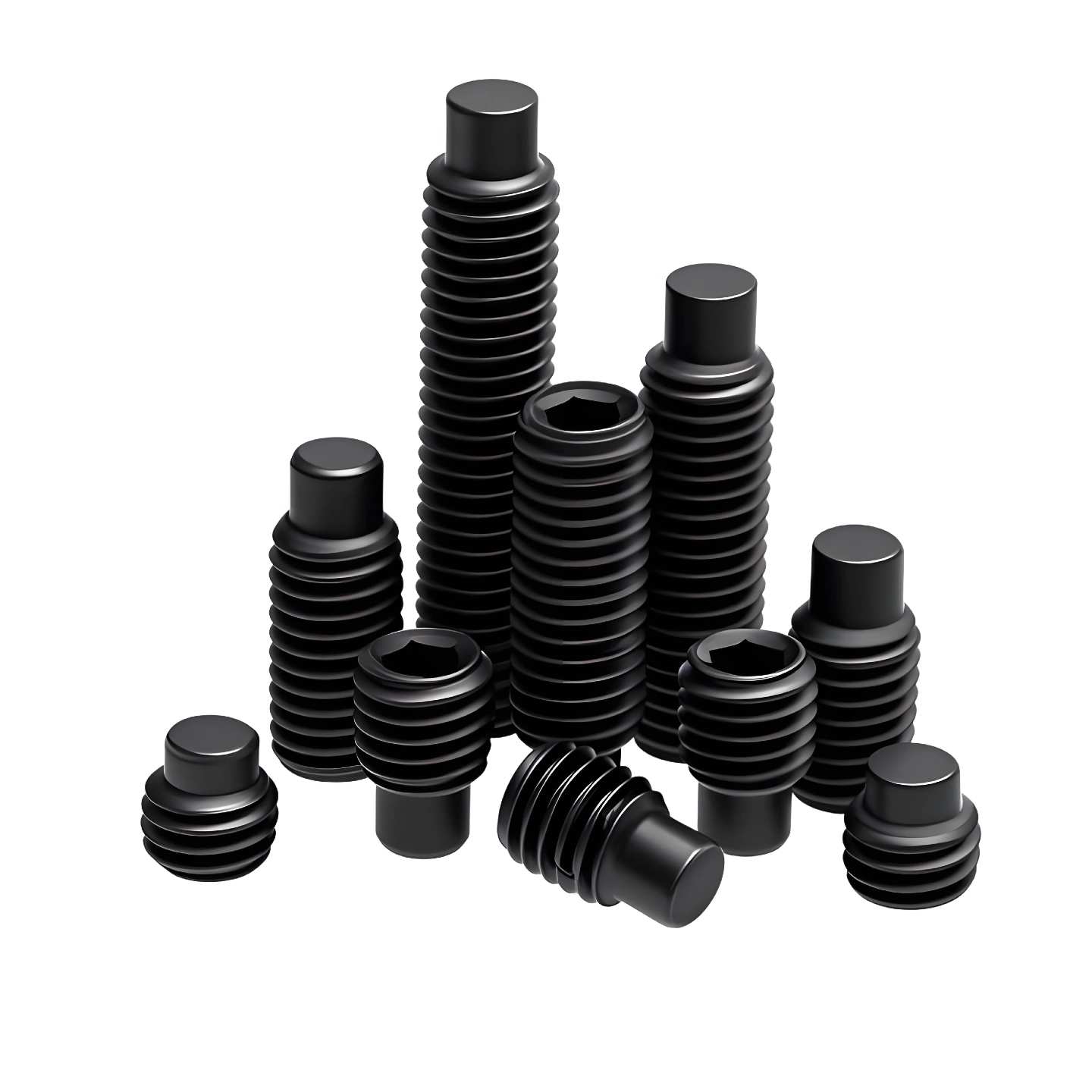 12.9级凸端紧定螺丝内六角