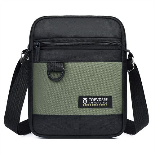 新款男斜挎包简约单层休闲单肩包牛津布斜跨包男包迷你小包手机包