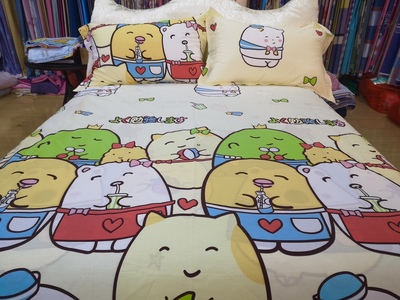 床单款/床笠款四件套纯棉卡通