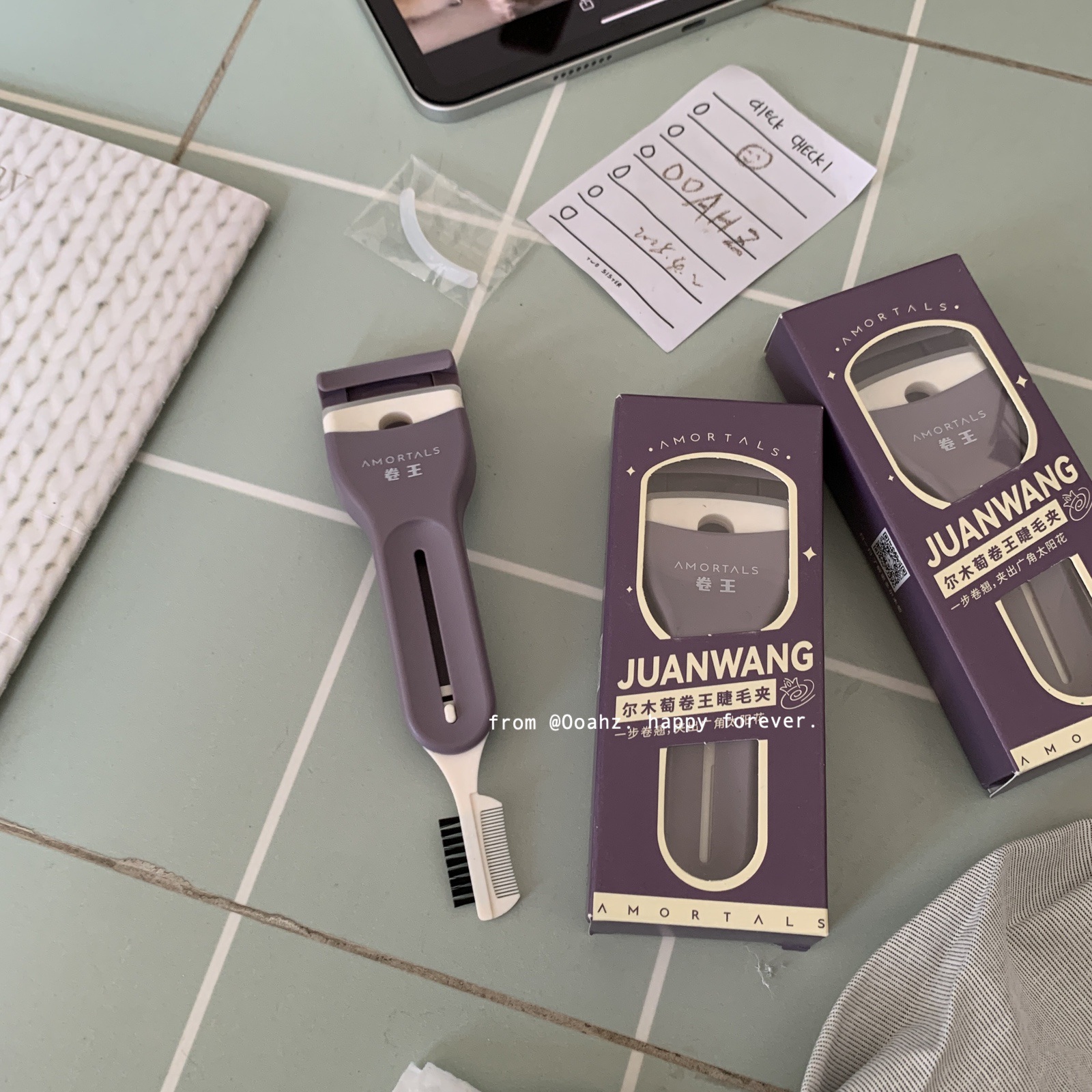 卷王~尔木萄睫毛夹 卷翘持久自然定型不夹眼皮梳子自带梳理睫毛夹