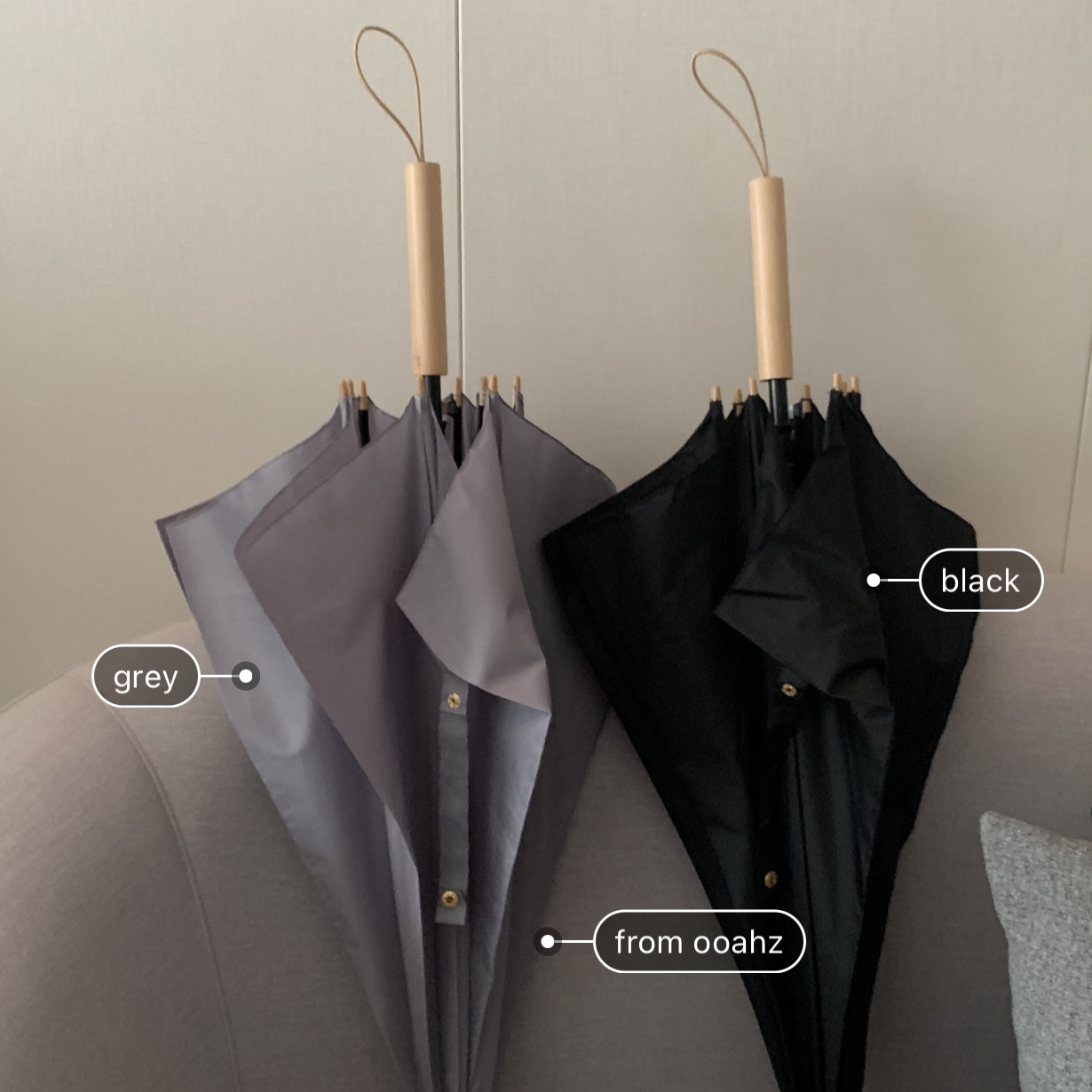 出口岛国日系直杆伞纯色长柄雨伞