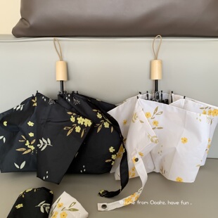 碎花雨伞 故事 中式 ooahz适合拍照 ins折叠伞防风伞男女 小黄花