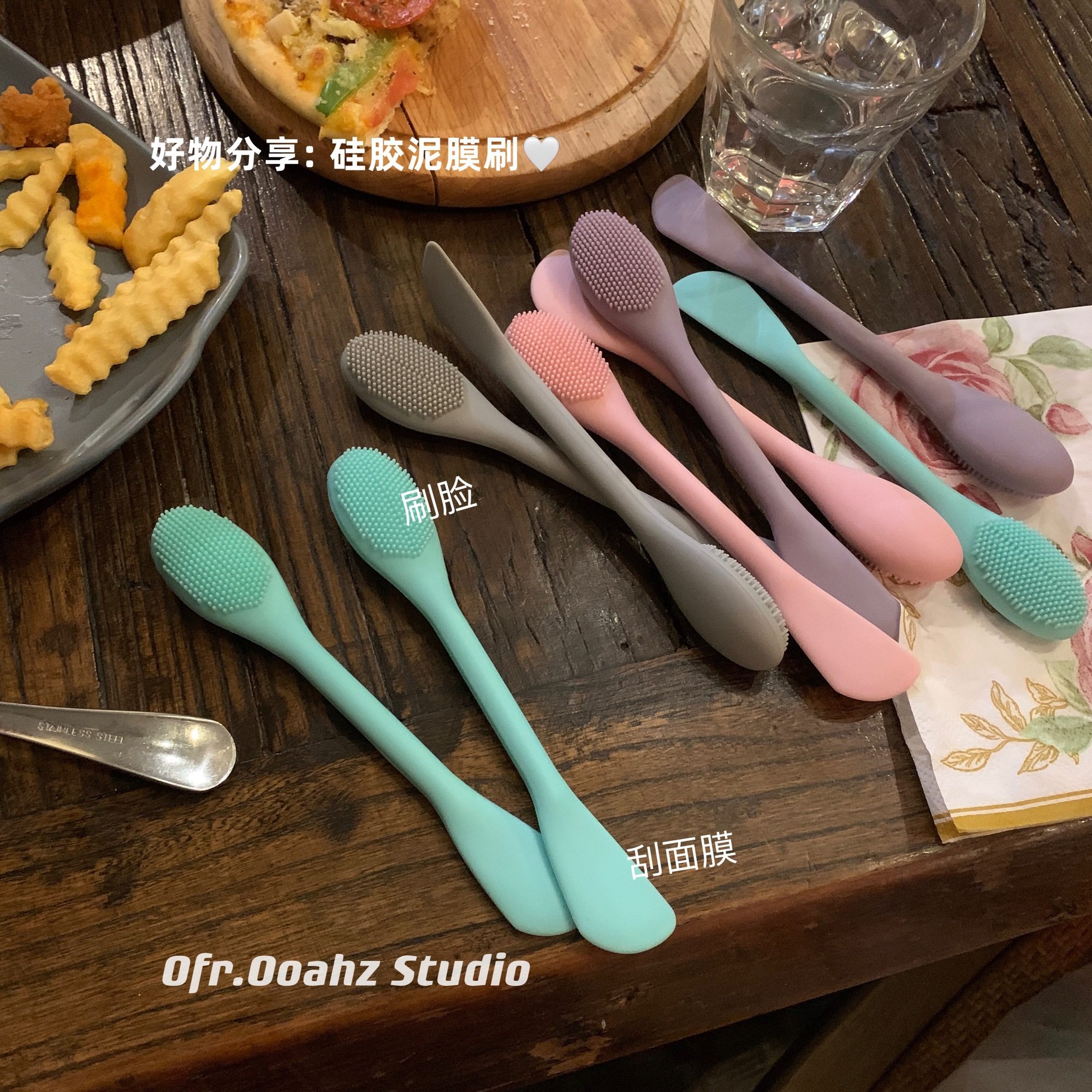 好物分享：硅胶面膜刷 双头泥膜清洁棒 卸妆刷面部洗脸刷鼻头刷,家庭/个人清洁工具,洗脸刷/化妆刷,淘宝优惠券,粉丝福利购,淘宝优惠卷