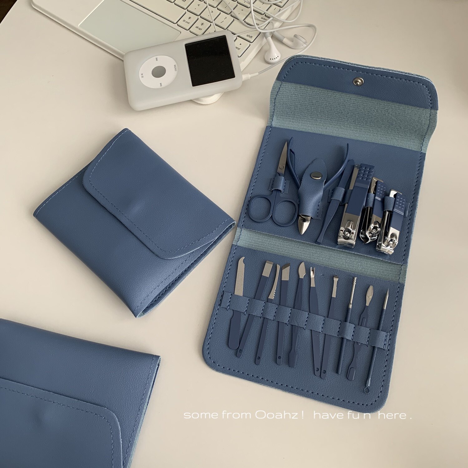 指甲钳16件套美甲工具全套指甲刀