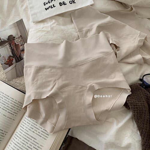 低饱和度~医护级高腰收腹加长裆女士内裤 纯棉7A全棉亲肤三角裤