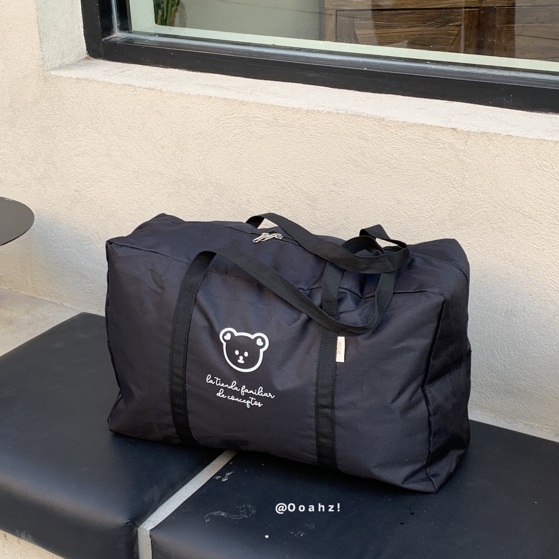 离家出走~韩国纯色小熊被子包衣物收纳包ins被褥打包大容量行李包