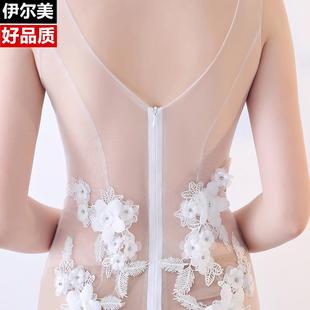 G1018/性感透视装礼服晚装夜店女装网纱蕾丝透明演出服