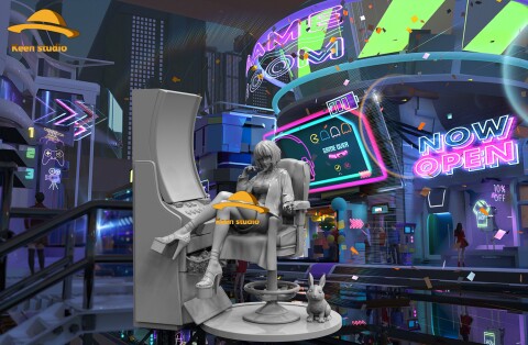 魔镜gk keen工作室  电玩城美女-武见妙