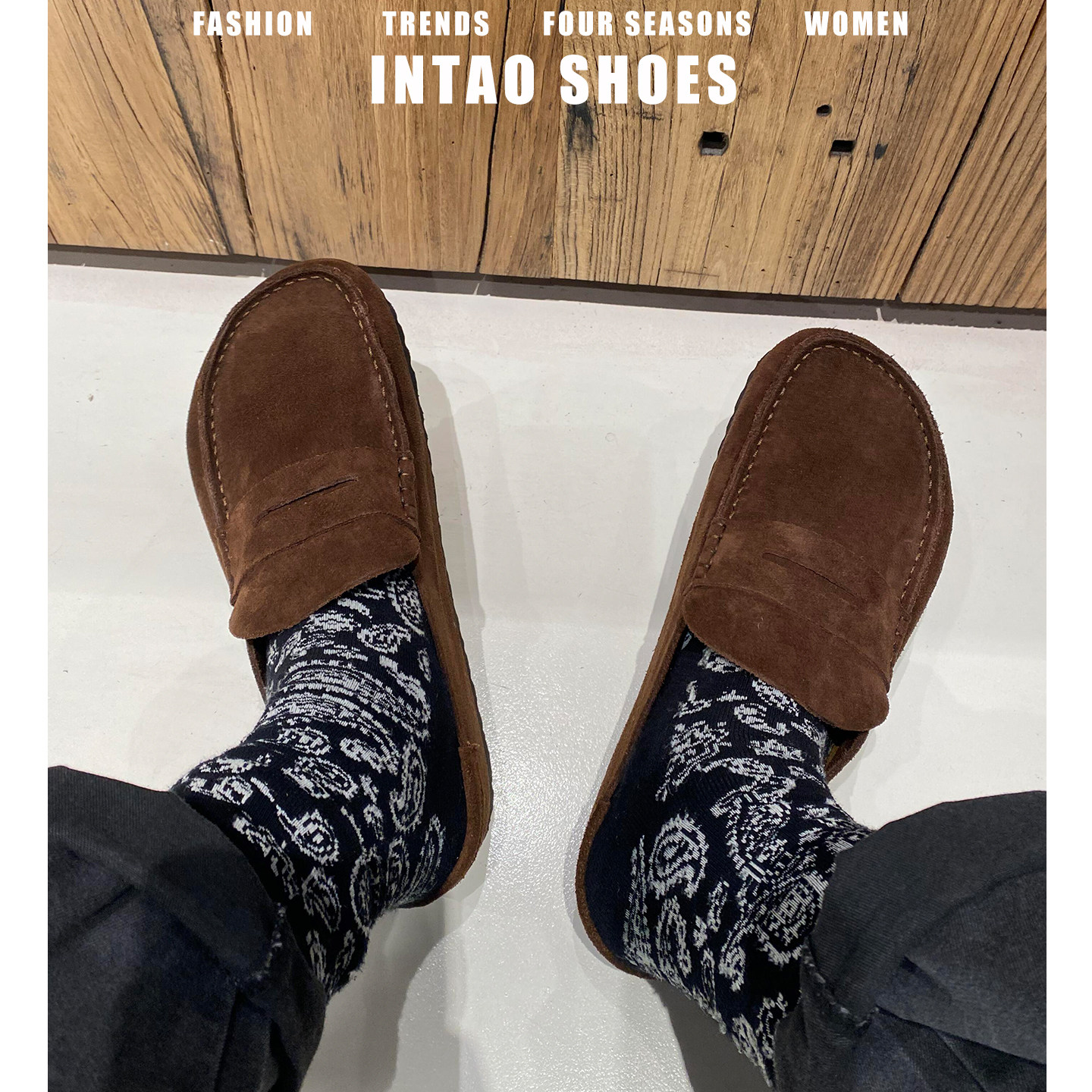 大码41到44包头勃肯鞋半拖男女同款2026新款一脚蹬厚底复古穆勒鞋