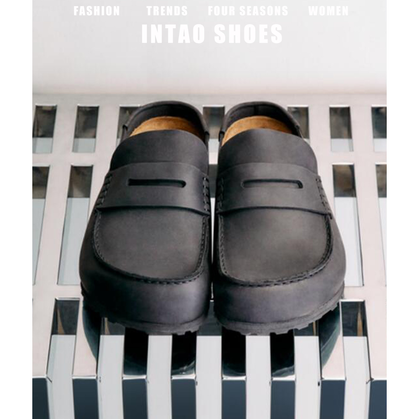 大码黑色牛皮厚底日系勃肯鞋半拖男女同款2026春季复古包头穆勒鞋