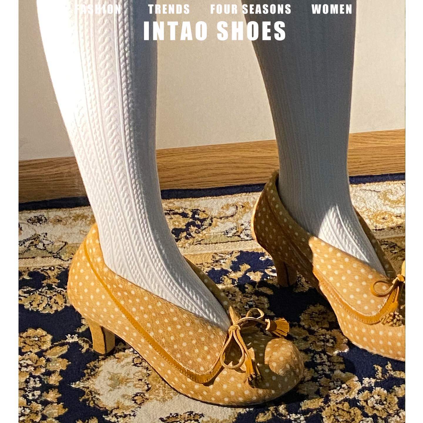 波点蝴蝶结巨好看芭蕾玛丽珍鞋