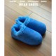 加绒加厚毛毛鞋 女冬外穿2025新款 深口单鞋 蓝色爆款 一脚蹬面包棉鞋