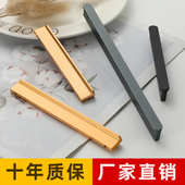 衣柜门拉手圆头T型橱柜门拉手金色灰色黑色铝合金加长1米现代简约