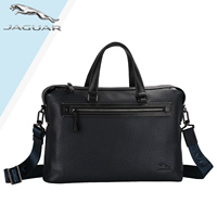 JAGUAR/Jaguar portable briefcase authentic men's bag versatile business cowhide men's handbag crossbody bag trendy