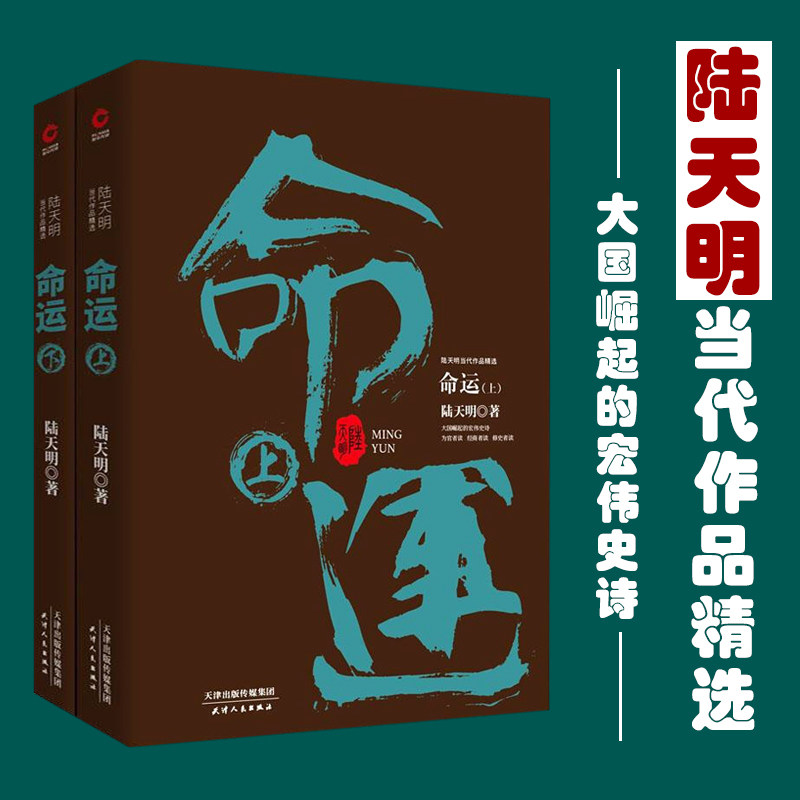 正版陆天明当代作品精选:命运(套装全2册)展现改革开放中各个层级不同