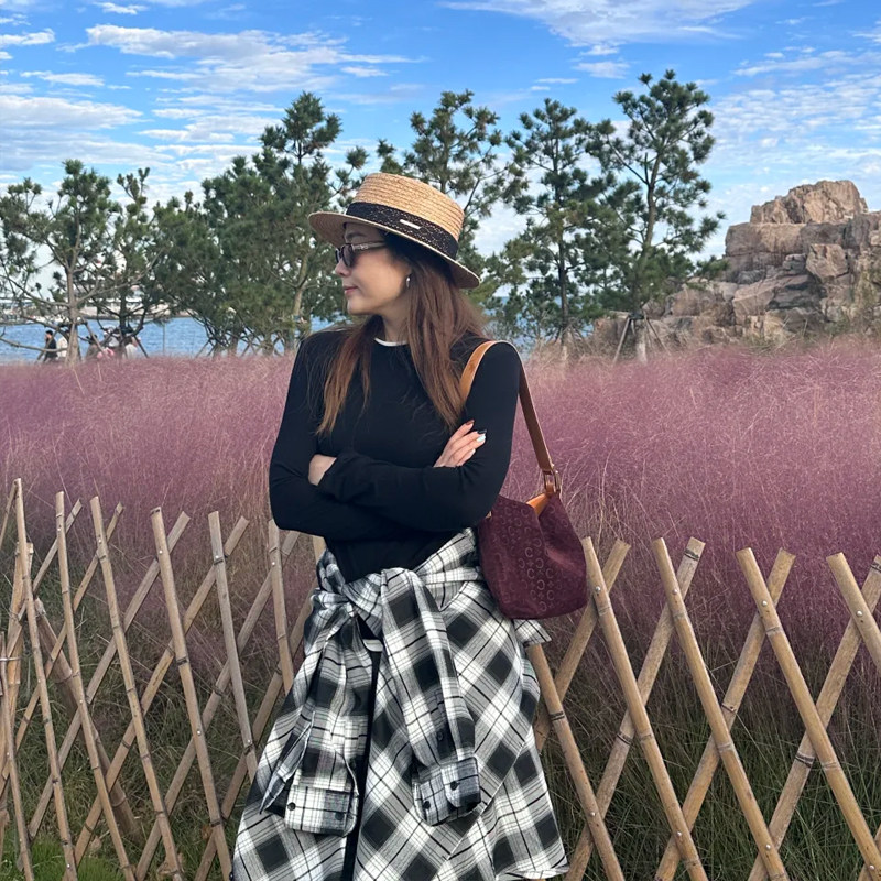 法式春夏拉菲草蕾丝平顶礼帽女