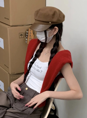 网红博主款海军帽日常日韩女秋冬