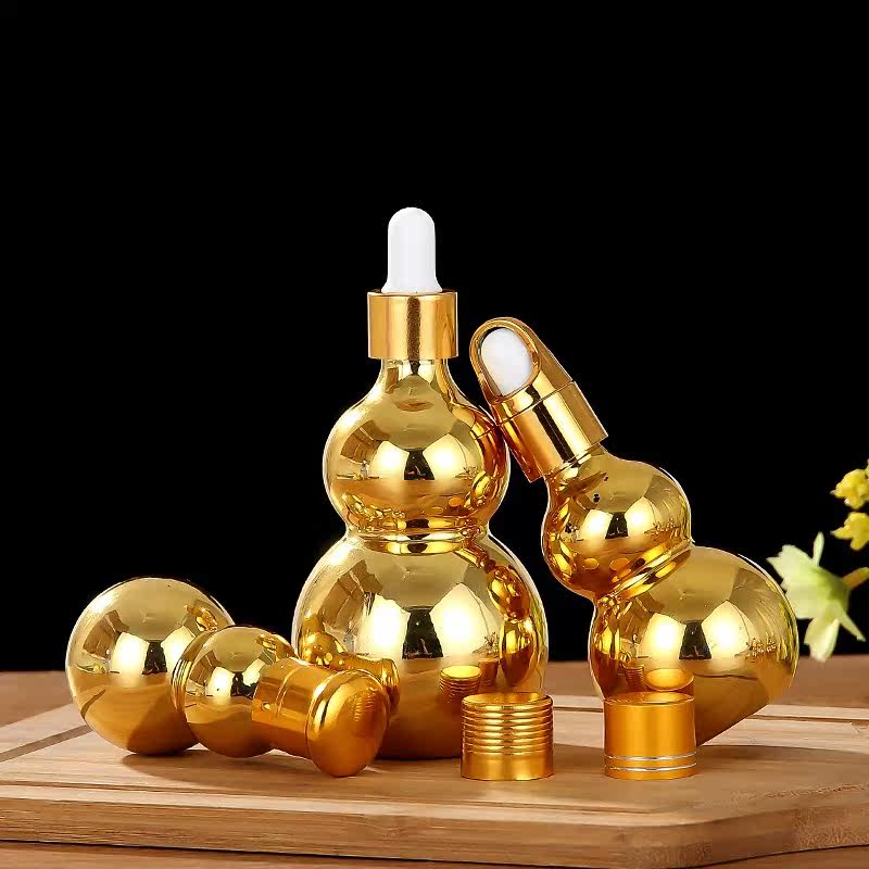 empty bottle Cosmetics electroplate golden Mono gourd Glass essential oil new pattern Separate bottling Rubber head Dropper bottle Deployin the Makeup/Perfume/Beauty tools , Other Beauty Tools , Makeup/Beauty Tools  category - from Buy2taobao.com to provide professional Taobao agent buy service