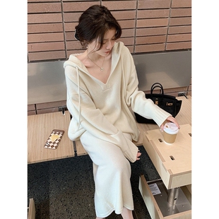 JK欧洲站秋季女装2026新款轻奢高级感女人味时尚套装针织裙子