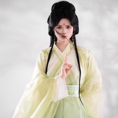 宛若惊鸿【淮竹清仓】现货春夏国风改良清冷魏晋风