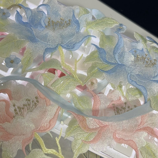 宛若惊鸿【牡丹】汉服明唐直裾战国袍百搭异形绣花腰带