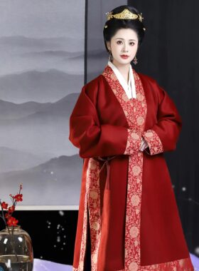 襦一坊复原缘衣双面呢马面裙汉服