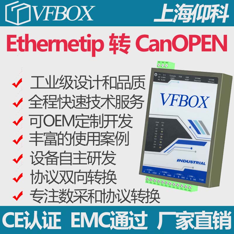 Ethernetip 转 Canopen 协议转换/Profinet/modbus/PLC