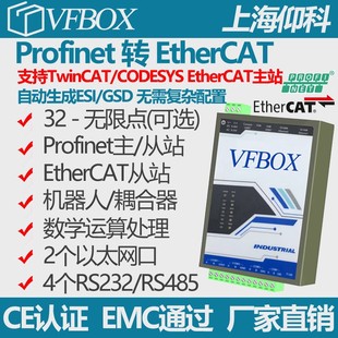 modbus EtherCAT转Profinet 协议转换 EthernetIP CClink