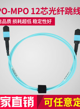 波钢 MPO-MPO万兆OM4多模8芯12芯16芯24芯40g/100g/400G集束状LC-LC光纤跳线mtp数据中心机房电信级mpo深圳