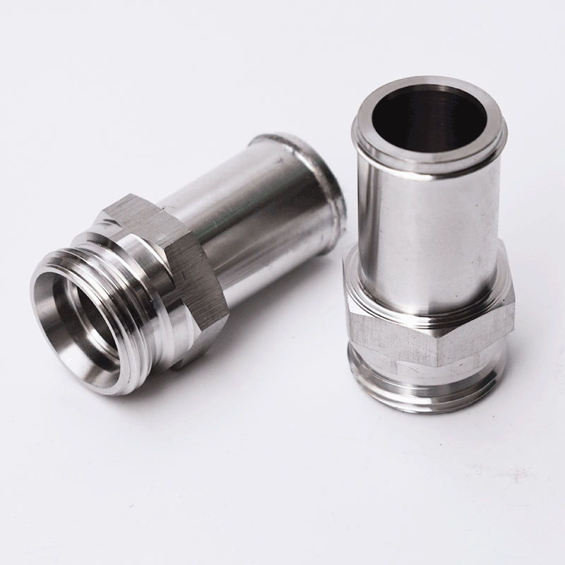 不锈钢304管接头螺纹管空心六角棒管子通孔非标定制对边30*58长