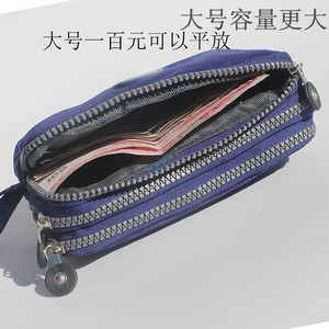 女式小包包迷你女三层小手包尼龙女布包钥匙包牛津纺零钱包大号