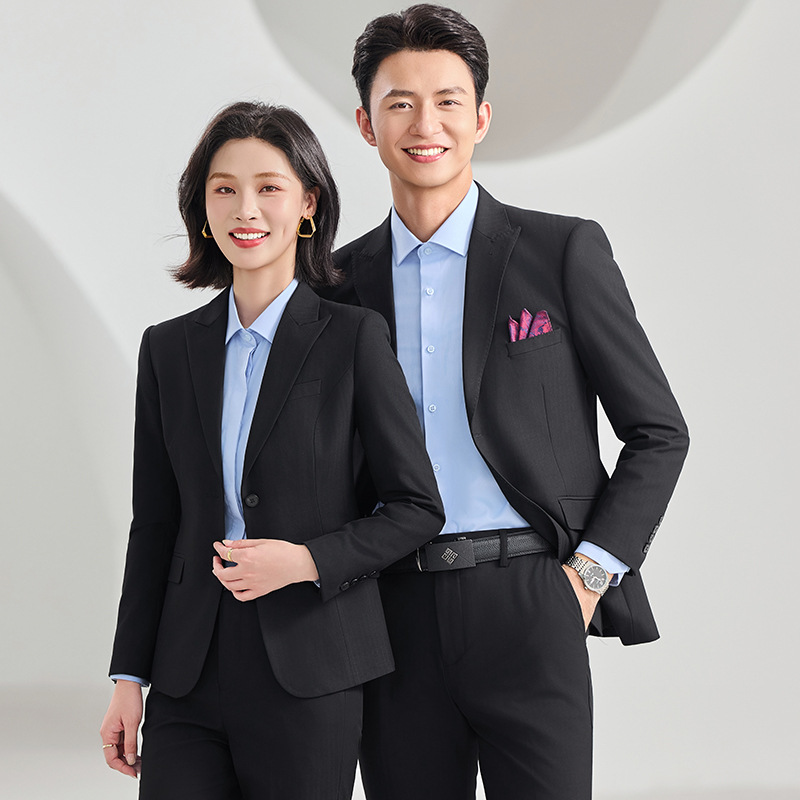男女同款职业套装女正装西装套装女银行4S办公司企业售楼部工作服