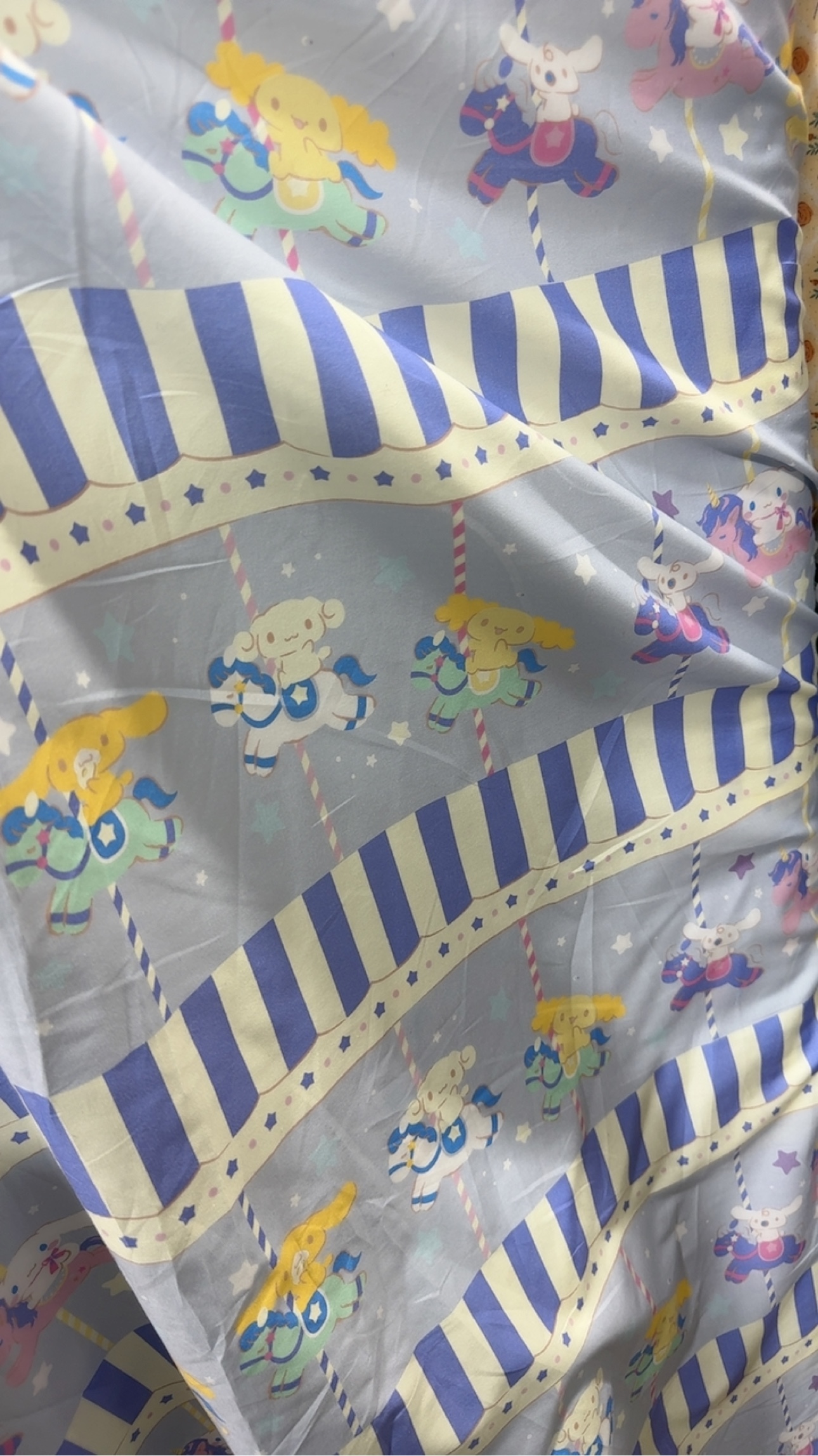 纯棉府绸可爱卡通印花衬衣裙子连衣裙手工Diy长3米 宽1.48米