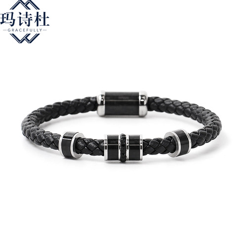牛皮手绳MUSTKOO玛诗杜转运珠