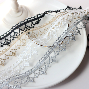 金线花边金银丝单边可穿织带服装辅料裙摆洛丽塔帽子内衣配饰