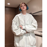 秋季棒球服外套女春季新款美式复古设计小众宽松夹克上衣7813-P88，男装夹克，电商C213(原B265)