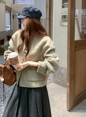 【现货首发】全毛双面尼短款外套D206 P215K298