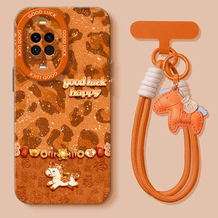 星宇橙小马适用华为nova13手机壳note10se新款9/8保护套72026新年nove14硅胶女novo11防摔nove12pro高级5智选